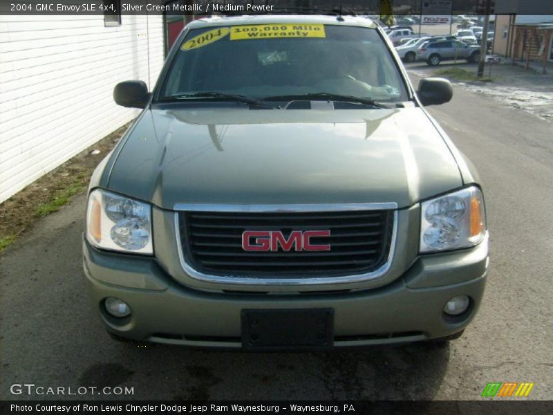 Silver Green Metallic / Medium Pewter 2004 GMC Envoy SLE 4x4