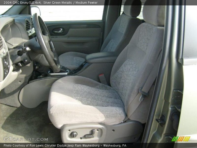 Silver Green Metallic / Medium Pewter 2004 GMC Envoy SLE 4x4