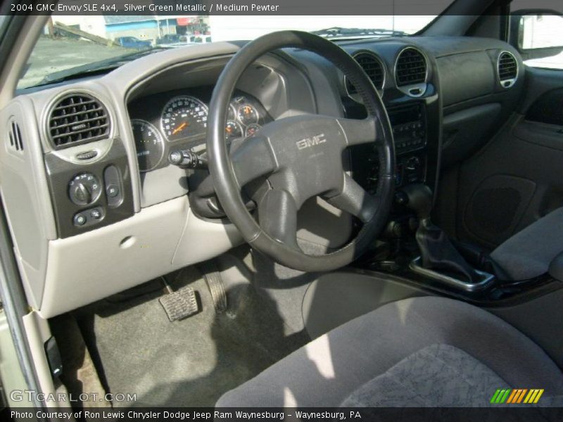 Silver Green Metallic / Medium Pewter 2004 GMC Envoy SLE 4x4