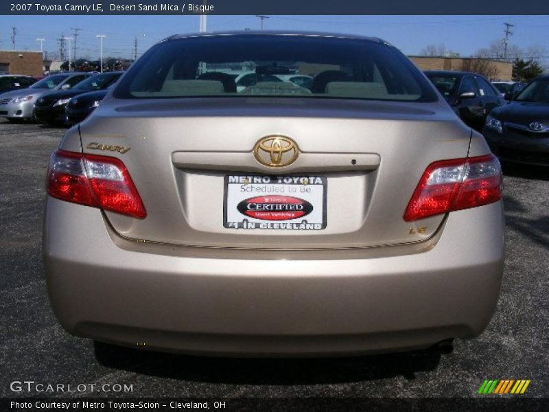Desert Sand Mica / Bisque 2007 Toyota Camry LE