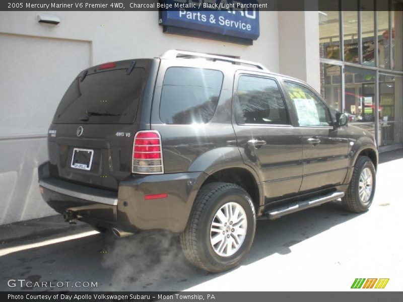 Charcoal Beige Metallic / Black/Light Parchment 2005 Mercury Mariner V6 Premier 4WD