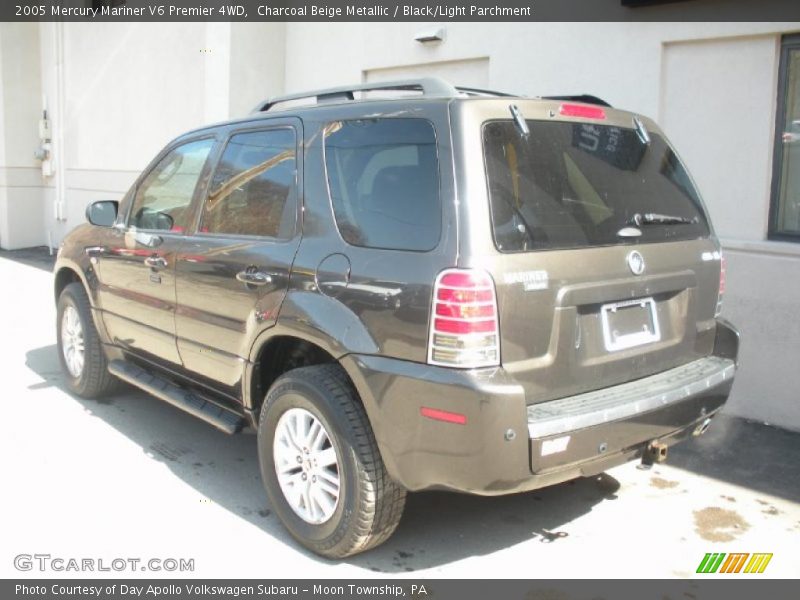 Charcoal Beige Metallic / Black/Light Parchment 2005 Mercury Mariner V6 Premier 4WD