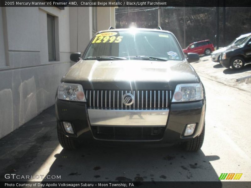 Charcoal Beige Metallic / Black/Light Parchment 2005 Mercury Mariner V6 Premier 4WD