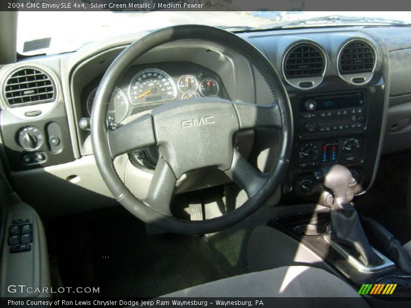 Silver Green Metallic / Medium Pewter 2004 GMC Envoy SLE 4x4