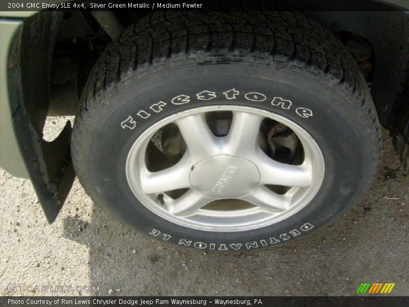 Silver Green Metallic / Medium Pewter 2004 GMC Envoy SLE 4x4