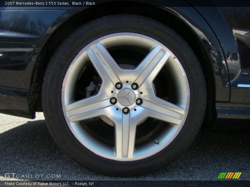 Black / Black 2007 Mercedes-Benz S 550 Sedan