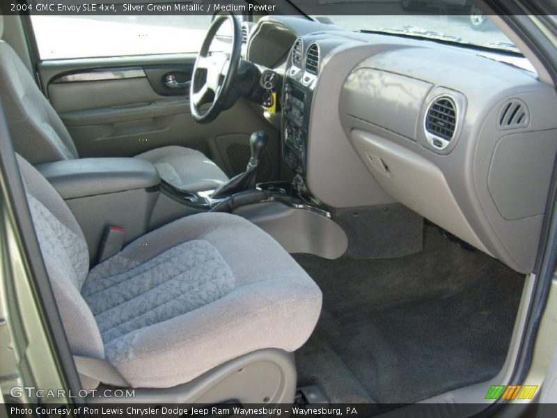 Silver Green Metallic / Medium Pewter 2004 GMC Envoy SLE 4x4