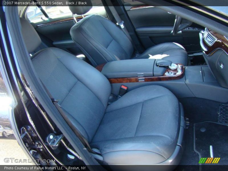 Black / Black 2007 Mercedes-Benz S 550 Sedan