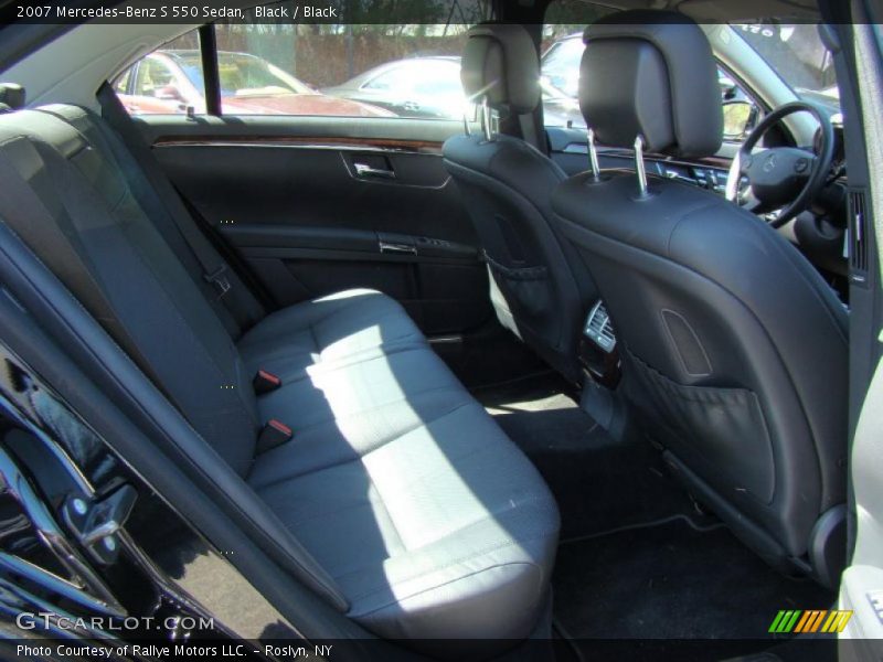 Black / Black 2007 Mercedes-Benz S 550 Sedan