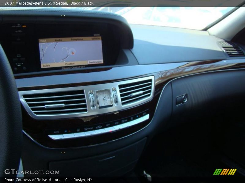 Black / Black 2007 Mercedes-Benz S 550 Sedan