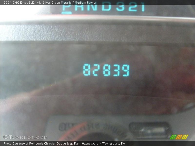 Silver Green Metallic / Medium Pewter 2004 GMC Envoy SLE 4x4