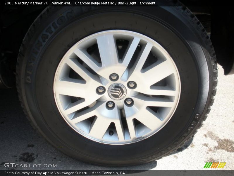 Charcoal Beige Metallic / Black/Light Parchment 2005 Mercury Mariner V6 Premier 4WD