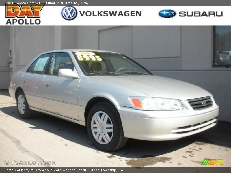 Lunar Mist Metallic / Gray 2001 Toyota Camry LE