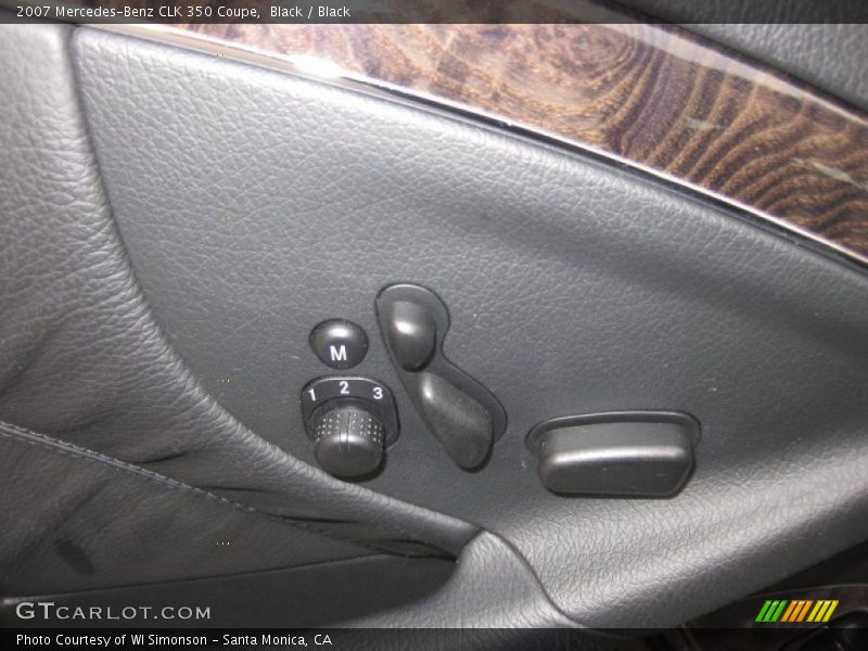 Black / Black 2007 Mercedes-Benz CLK 350 Coupe
