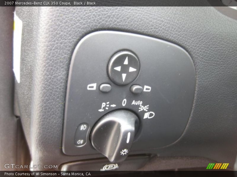 Black / Black 2007 Mercedes-Benz CLK 350 Coupe