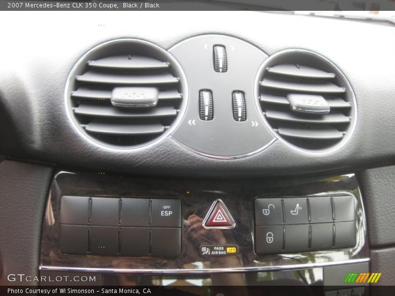 Black / Black 2007 Mercedes-Benz CLK 350 Coupe