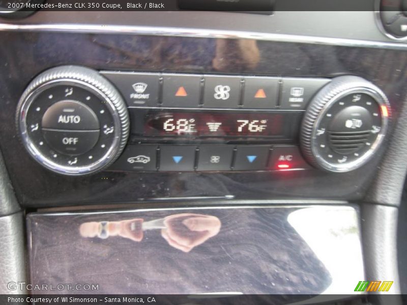 Black / Black 2007 Mercedes-Benz CLK 350 Coupe