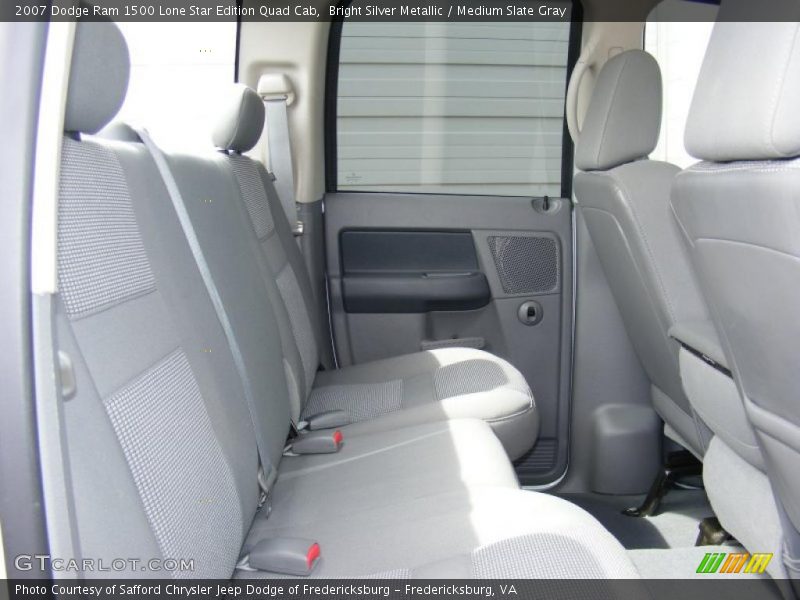 Bright Silver Metallic / Medium Slate Gray 2007 Dodge Ram 1500 Lone Star Edition Quad Cab