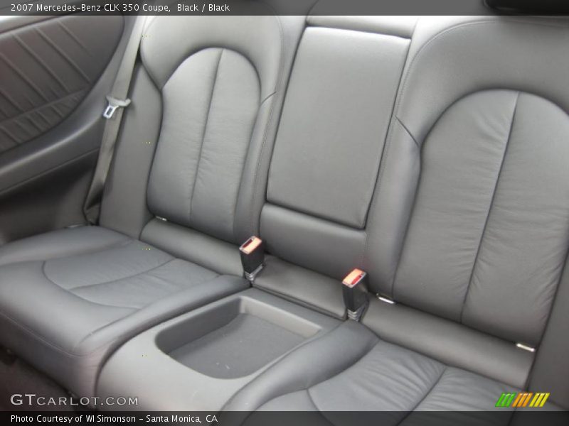 Black / Black 2007 Mercedes-Benz CLK 350 Coupe