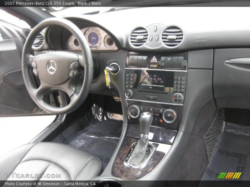 Black / Black 2007 Mercedes-Benz CLK 350 Coupe