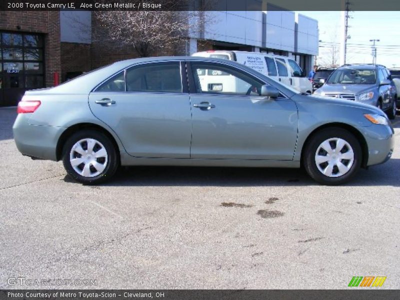 Aloe Green Metallic / Bisque 2008 Toyota Camry LE