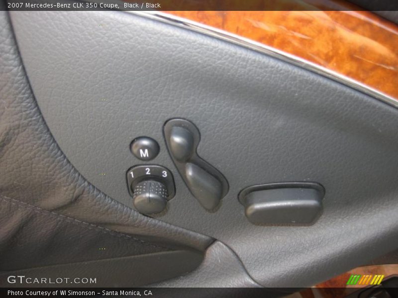 Black / Black 2007 Mercedes-Benz CLK 350 Coupe