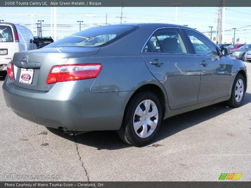 Aloe Green Metallic / Bisque 2008 Toyota Camry LE