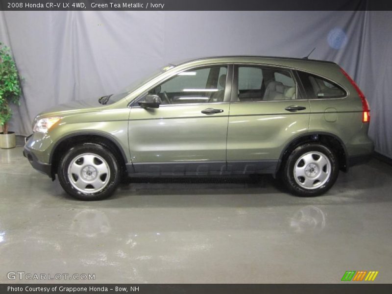 Green Tea Metallic / Ivory 2008 Honda CR-V LX 4WD