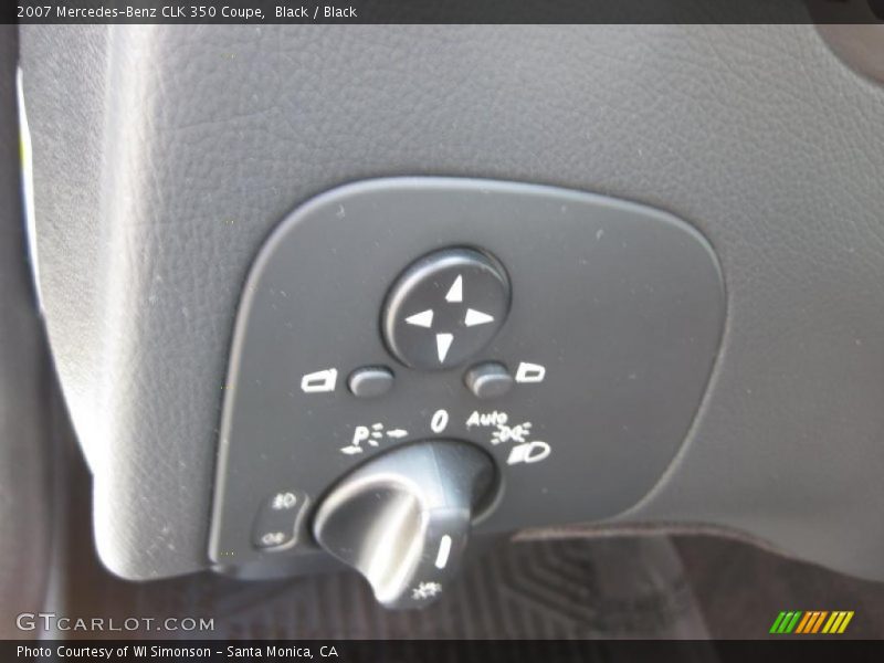 Black / Black 2007 Mercedes-Benz CLK 350 Coupe