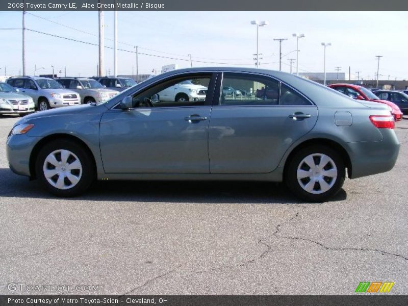 Aloe Green Metallic / Bisque 2008 Toyota Camry LE