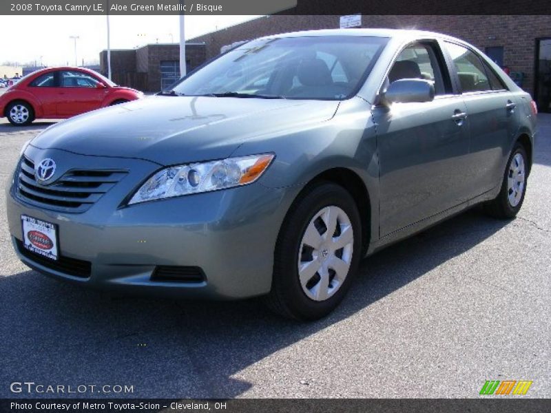 Aloe Green Metallic / Bisque 2008 Toyota Camry LE