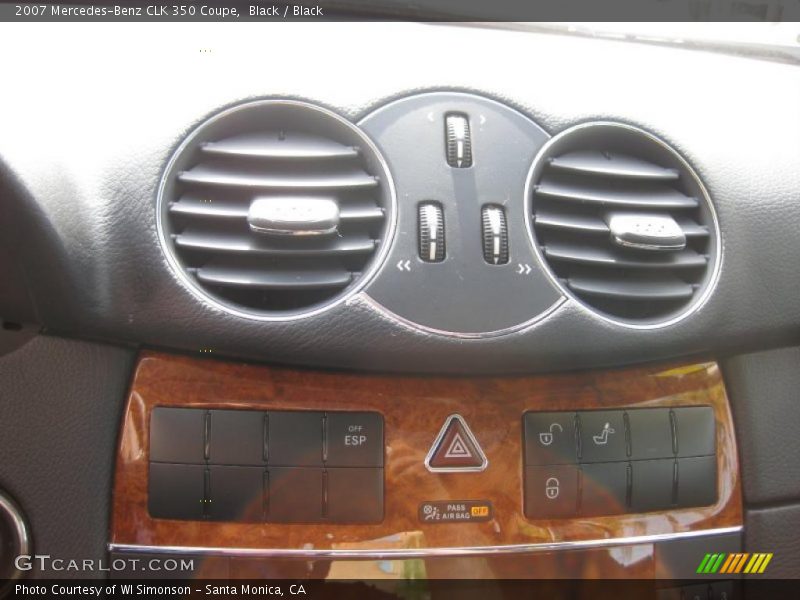 Black / Black 2007 Mercedes-Benz CLK 350 Coupe