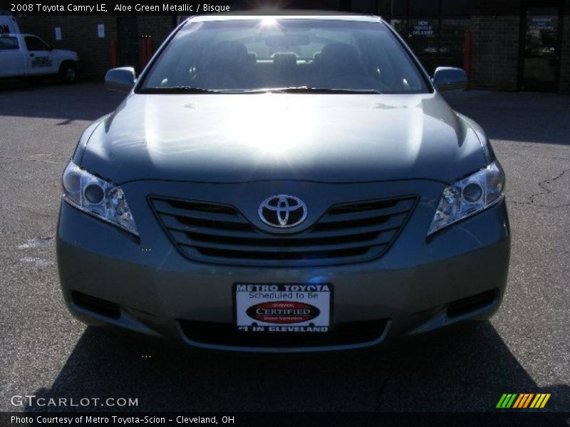 Aloe Green Metallic / Bisque 2008 Toyota Camry LE