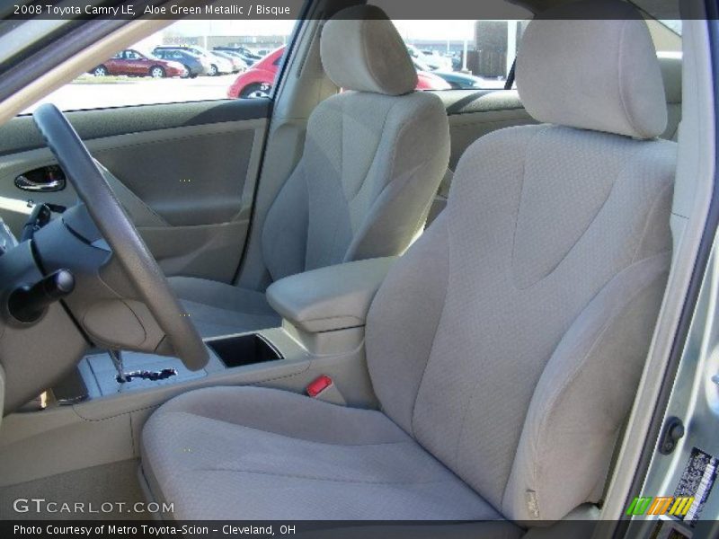 Aloe Green Metallic / Bisque 2008 Toyota Camry LE
