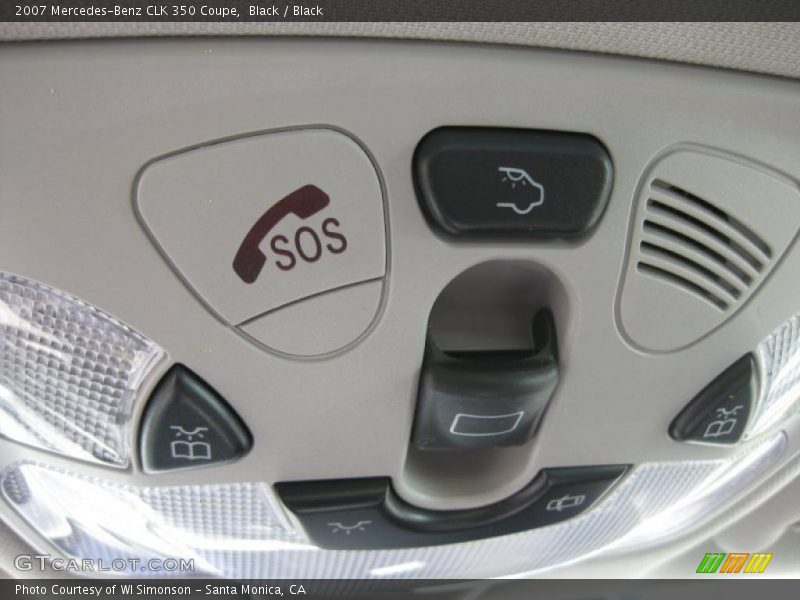 Black / Black 2007 Mercedes-Benz CLK 350 Coupe