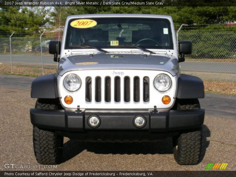 Bright Silver Metallic / Dark Slate Gray/Medium Slate Gray 2007 Jeep Wrangler Rubicon 4x4