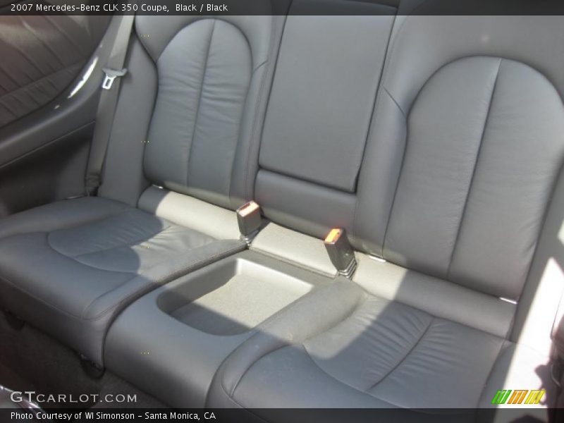 Black / Black 2007 Mercedes-Benz CLK 350 Coupe