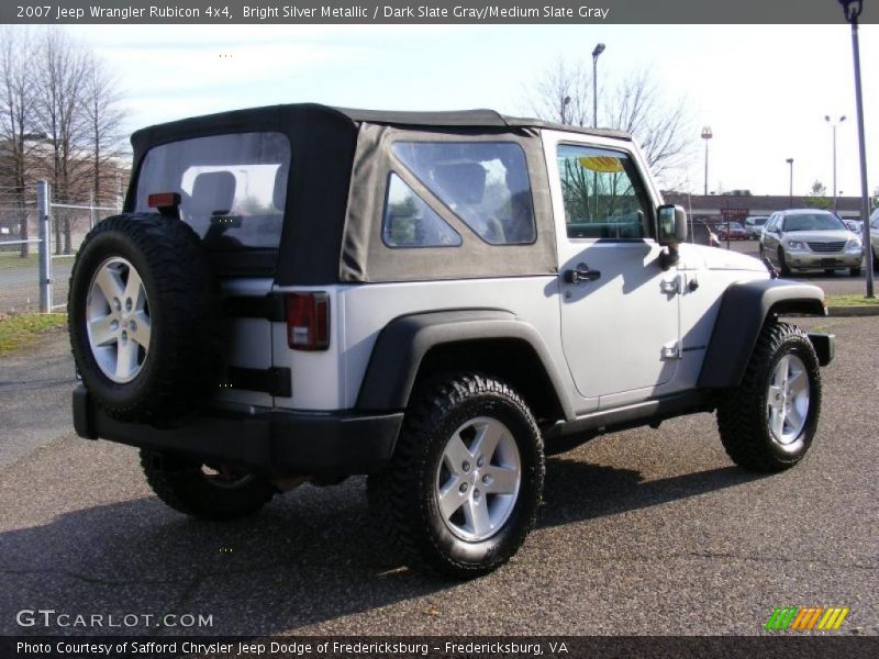 Bright Silver Metallic / Dark Slate Gray/Medium Slate Gray 2007 Jeep Wrangler Rubicon 4x4