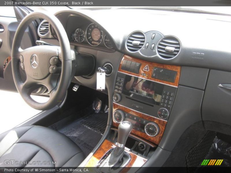 Black / Black 2007 Mercedes-Benz CLK 350 Coupe