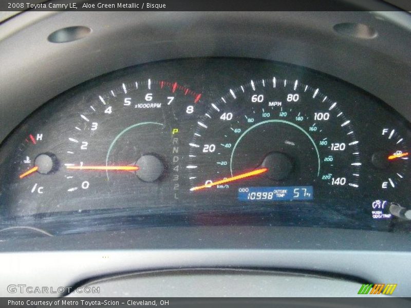 Aloe Green Metallic / Bisque 2008 Toyota Camry LE