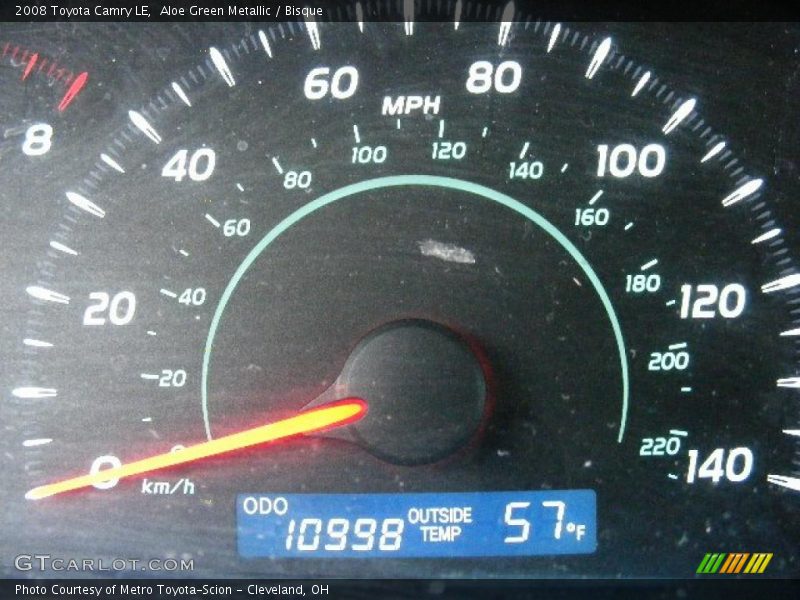 Aloe Green Metallic / Bisque 2008 Toyota Camry LE