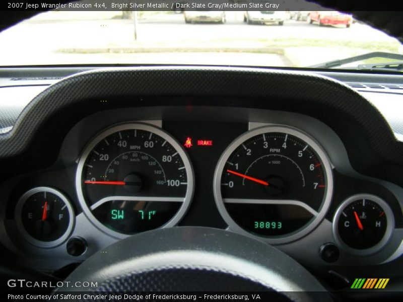 Bright Silver Metallic / Dark Slate Gray/Medium Slate Gray 2007 Jeep Wrangler Rubicon 4x4