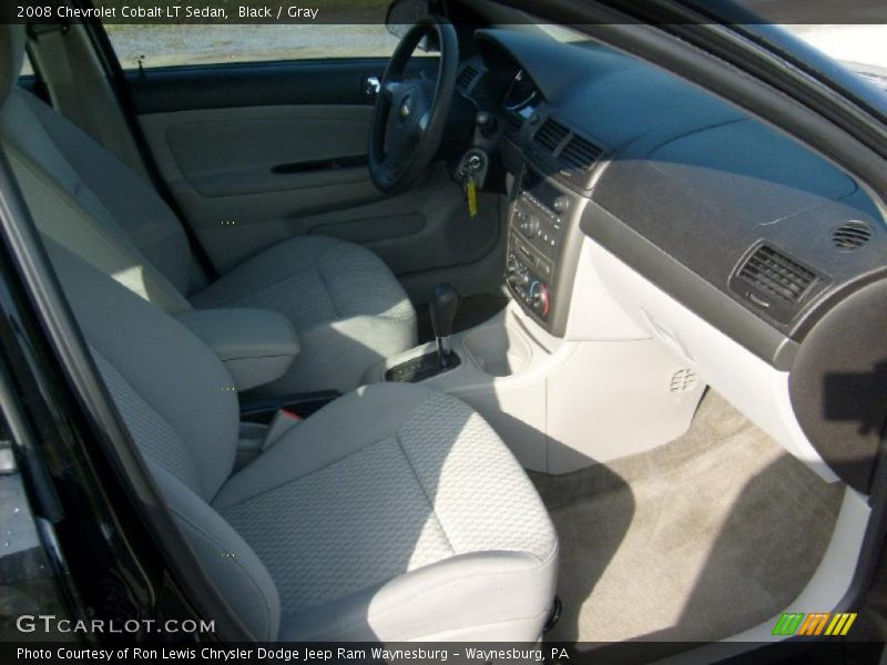 Black / Gray 2008 Chevrolet Cobalt LT Sedan