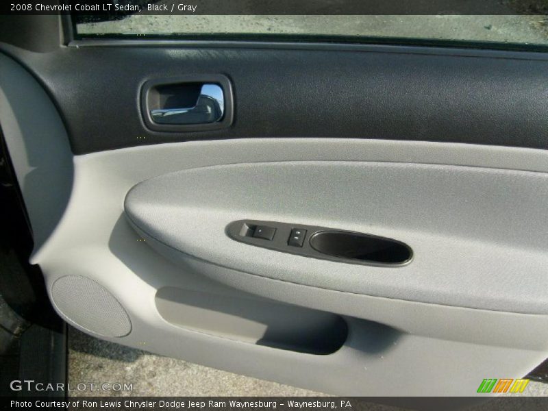Black / Gray 2008 Chevrolet Cobalt LT Sedan