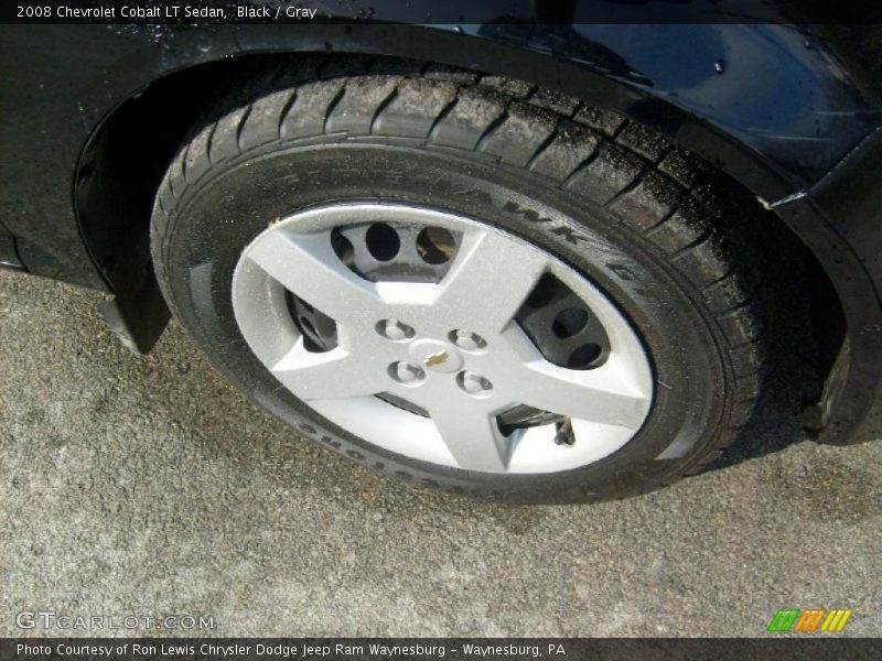 Black / Gray 2008 Chevrolet Cobalt LT Sedan