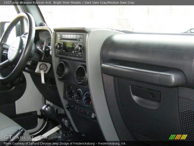 Bright Silver Metallic / Dark Slate Gray/Medium Slate Gray 2007 Jeep Wrangler Rubicon 4x4