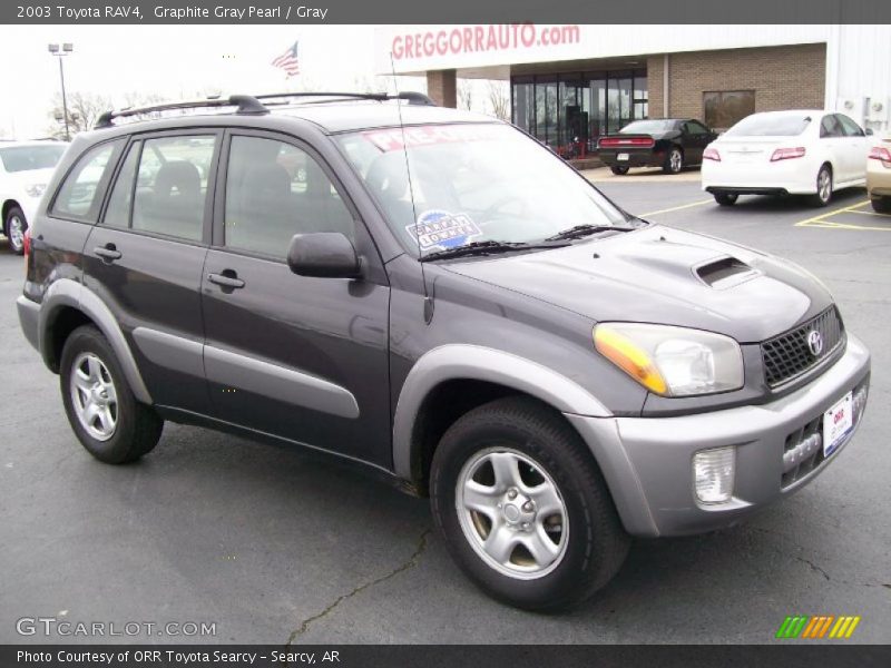 Graphite Gray Pearl / Gray 2003 Toyota RAV4