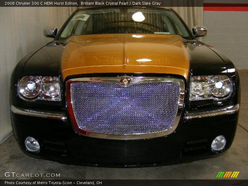Brilliant Black Crystal Pearl / Dark Slate Gray 2008 Chrysler 300 C HEMI Hurst Edition