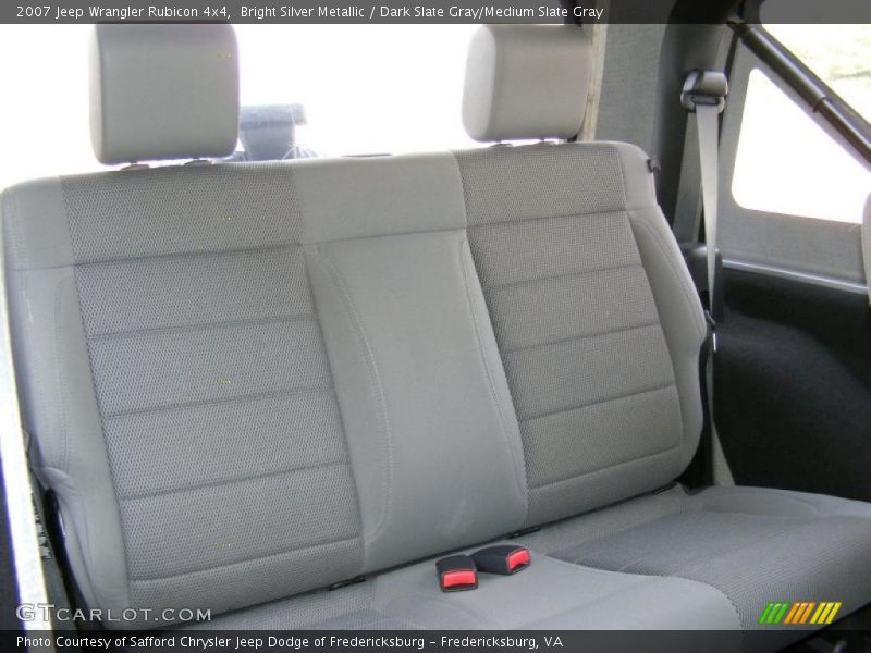 Bright Silver Metallic / Dark Slate Gray/Medium Slate Gray 2007 Jeep Wrangler Rubicon 4x4