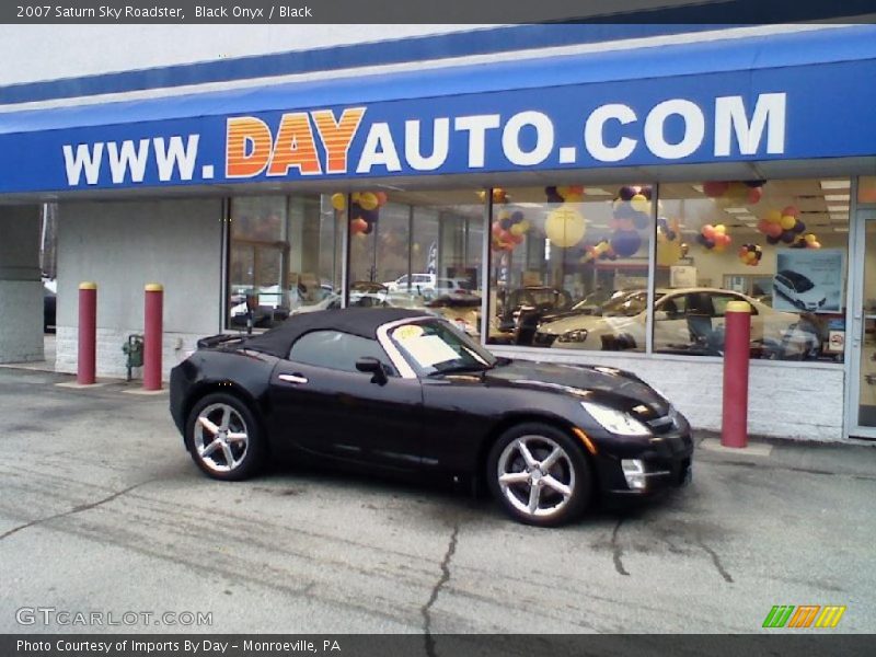 Black Onyx / Black 2007 Saturn Sky Roadster